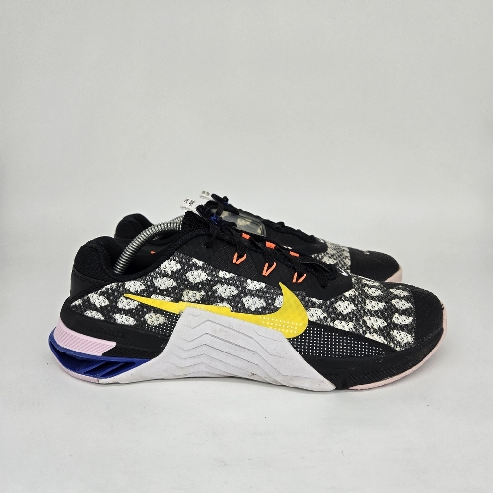 Nike Men's Metcon 7 Black White Pattern Work Out Shoes Size 8.5 - Picture 3 of 8